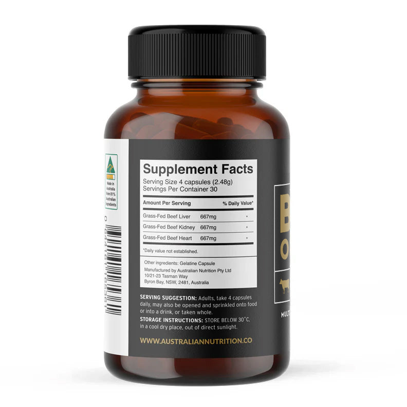 Beef Organs - Grass Fed & Finished