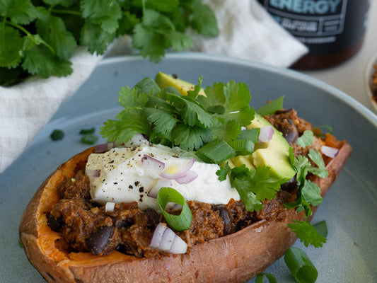 Loaded Sweet Potatoes Recipe