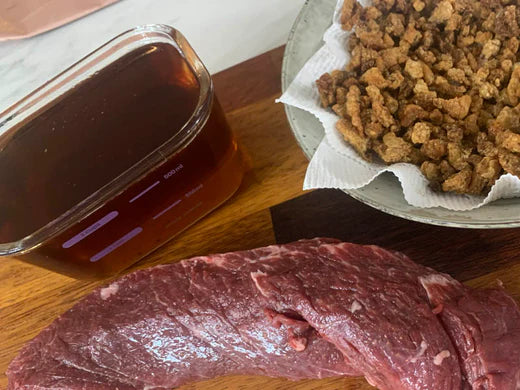 Homemade Tallow & Beef Croutons