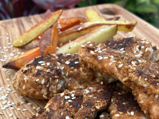 Liver Crumbed Chicken & Tallow Fries