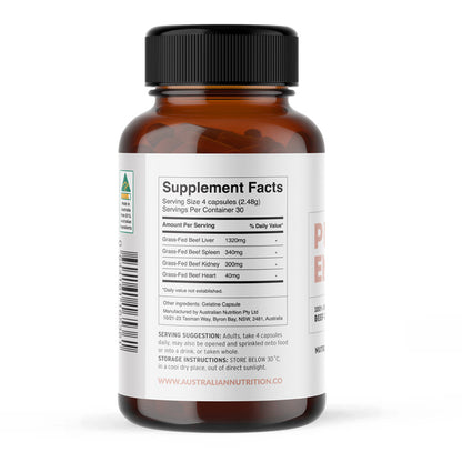 Primal Energy Women - Grass Fed Beef Organ Supplement